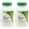 Youngevity Ultimate Hair, Skin and Nails | Biotina 2000 mcg + Cofactores | 60 Cápsulas (Pack de 2)
