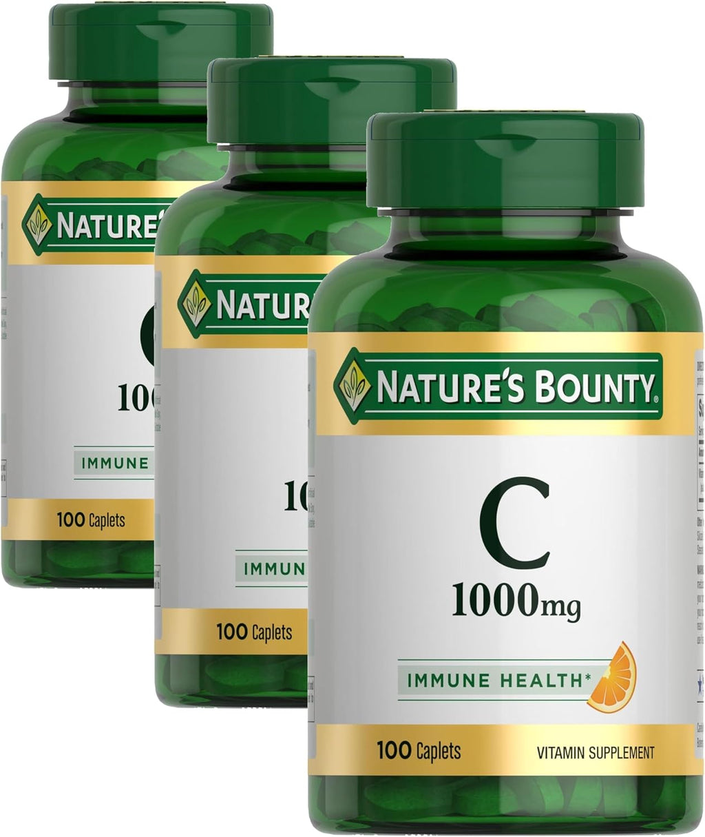 Nature's Bounty Vitamin C 1000 mg, Immune Support, Antioxidant, 100 Tablets