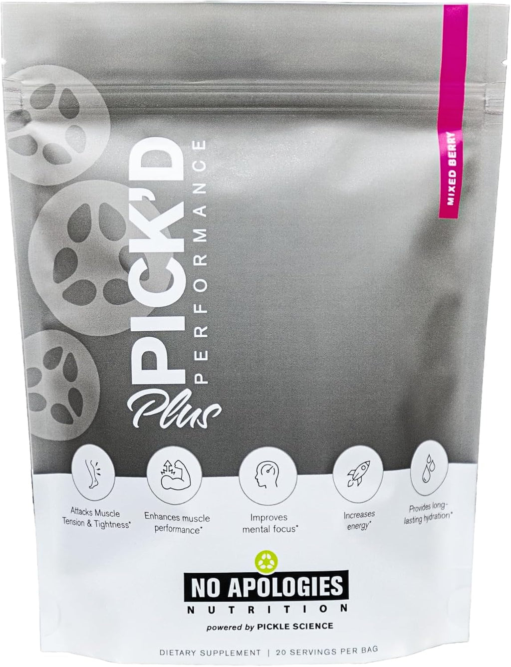 Pick’d Performance Plus Suplemento Deportivo, 20 Servicios