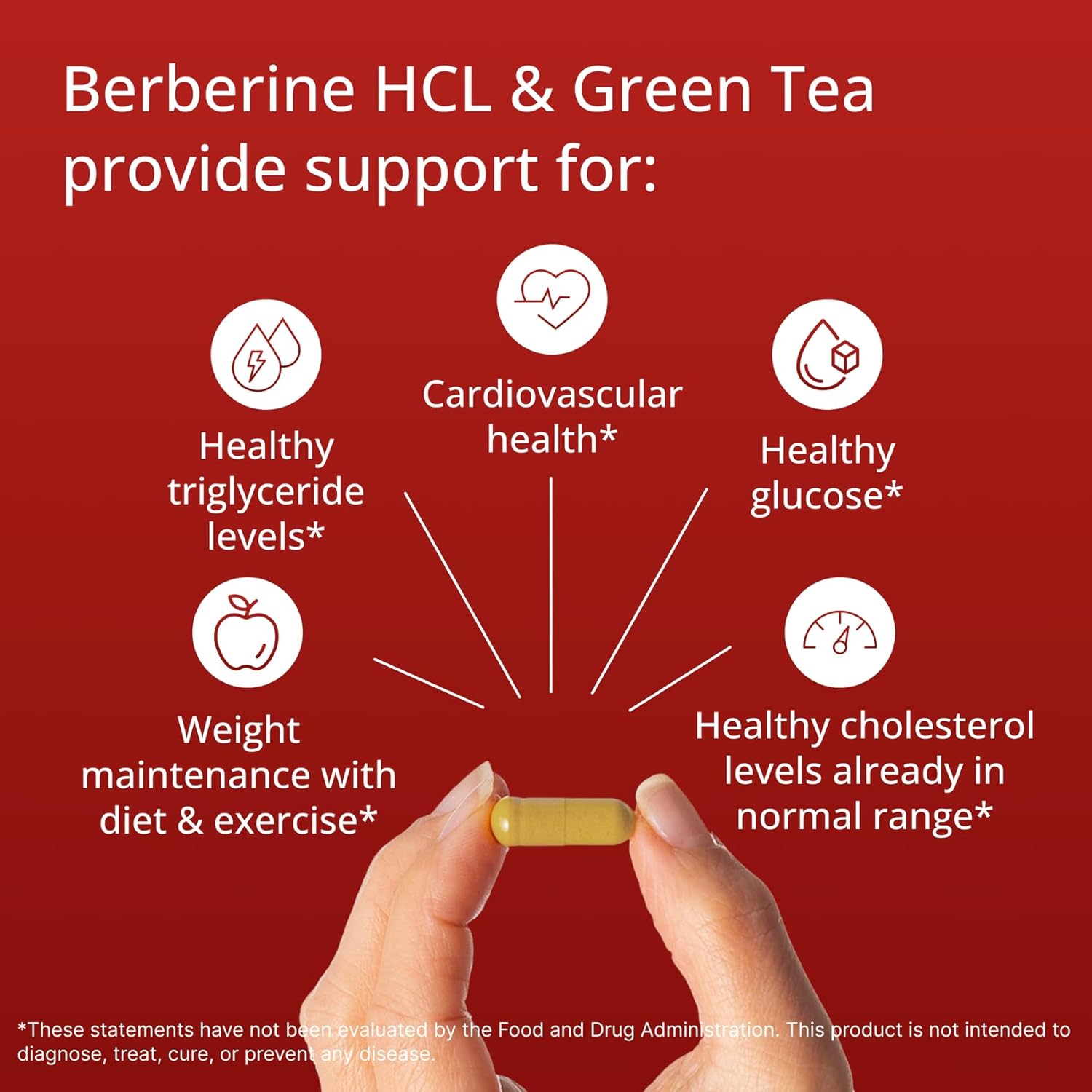 Metagenics Berberine GT - 500 mg de Berberina con Extracto de Té Verde Descafeinado - 60 Cápsulas Vegetales