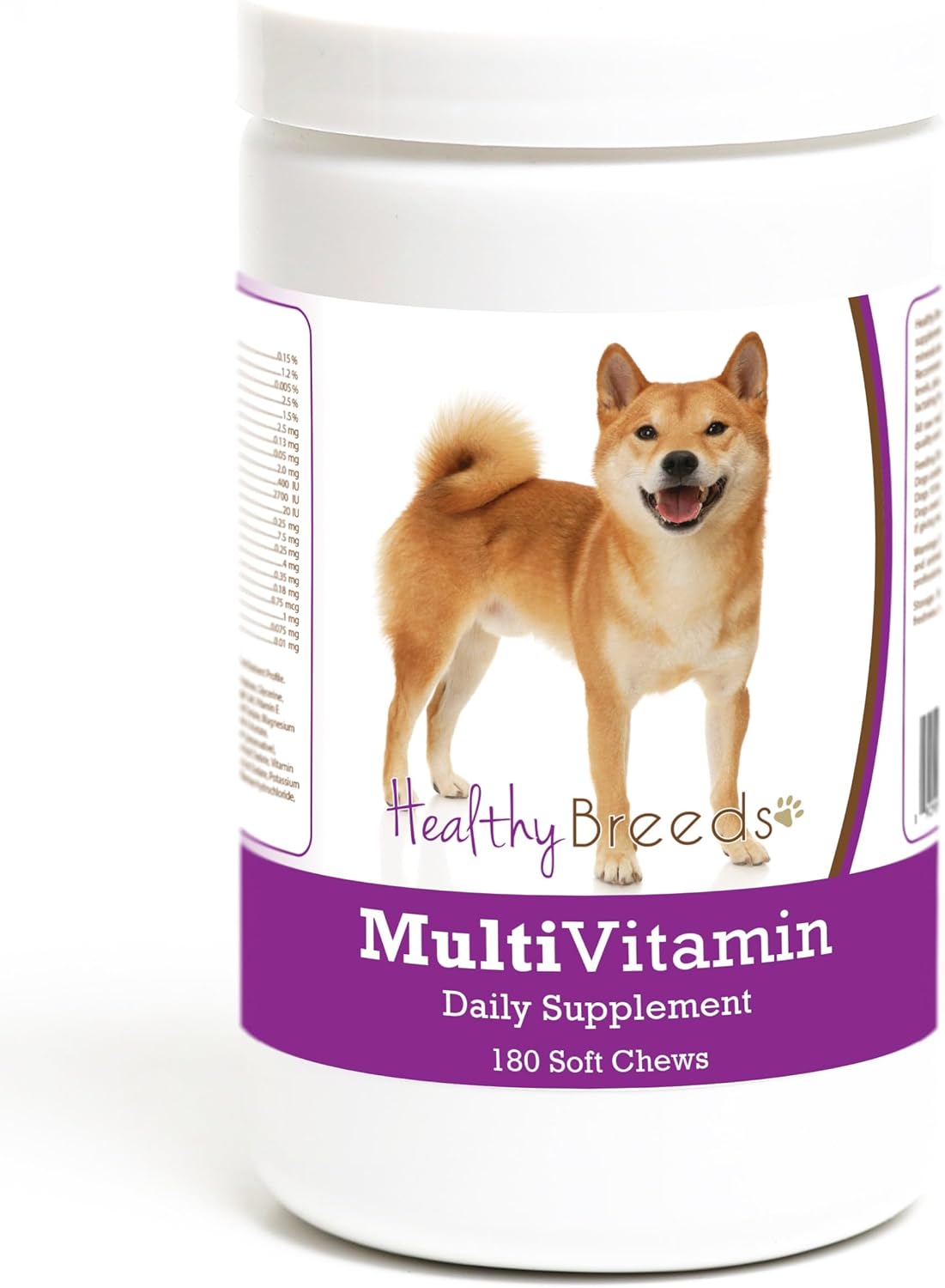 Healthy Breeds Shiba Inu Multivitamin Soft Chew for Dogs 180 Count – Image 1