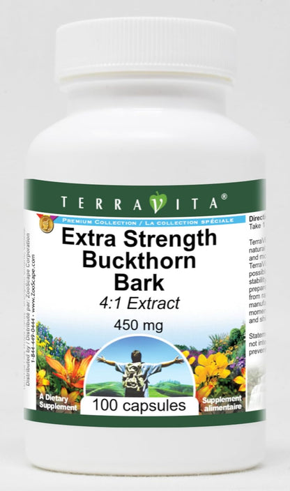 Extra Strength Extracto de Corteza de Espino Cerval 4:1 - 450 mg (100 Cápsulas) - Pack de 3 – Image 1