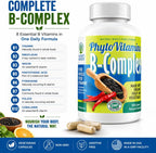 Nature's Brands Organic Whole Food Vitamin B-Complex by PhytoVitamins; 120-Count Vegetarian Capsules