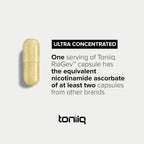 Toniiq Ultra High Potency 1400mg NAD Supplement - Complexo de Niacina B3 con RiaGev