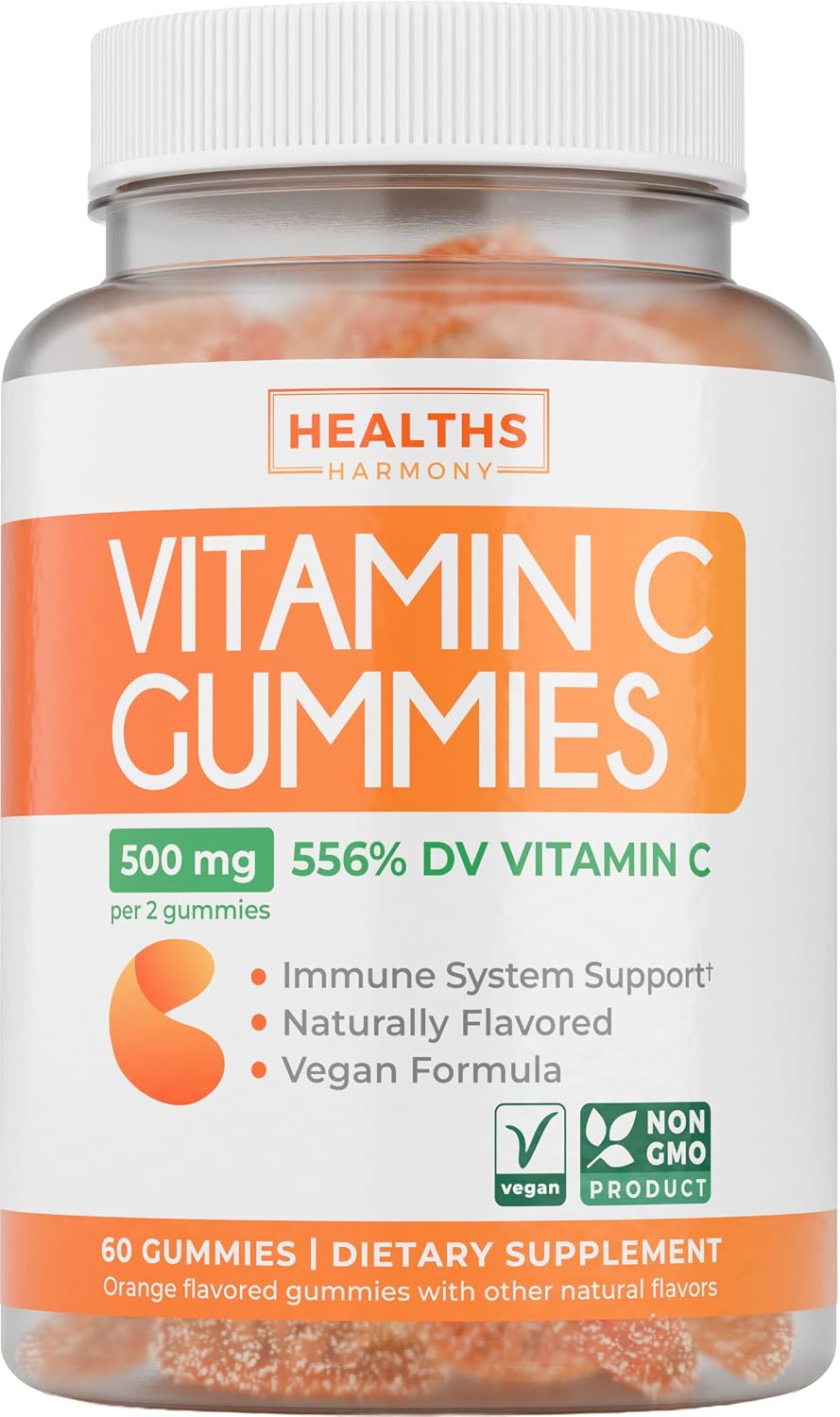 Healths Harmony Complejo Inmunitario con Vitamina C, Zinc y Equinácea - 60 Cápsulas