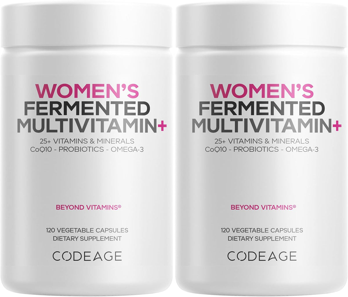 Codeage Multivitamínico Diario para Mujeres – Apoyo inmunitario: Las vitaminas C, D y el zinc contribuyen al – Image 1