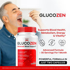 GlucoZen Capsules (3 Pack, 180 Cápsulas)