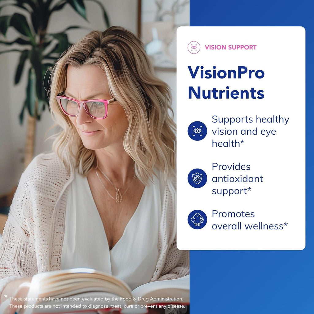 Pure Encapsulations VisionPro Nutrients | Complejo multivitamínico y mineral hipoalergénico para la visión | 90 cápsulas