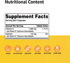 American Health Ester-C 500 mg - 120 Cápsulas (Paquete de 2) - Apoyo Inmunológico 24 Horas