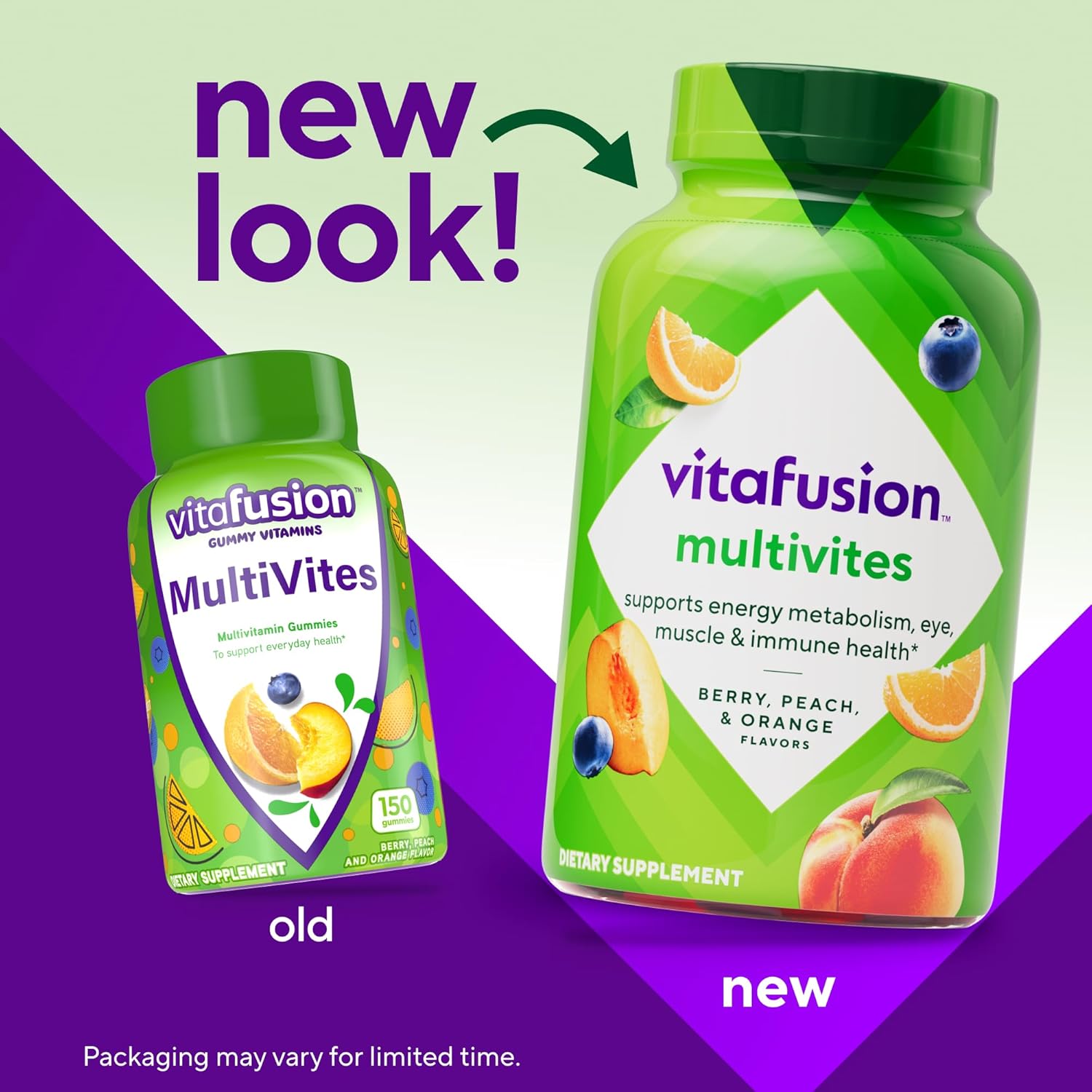 Vitafusion Multivitamínico Gomitas 120 gominolas para adultos