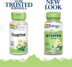 SOLARAY Matricaria 380 mg | Circulación Saludable, Tono Vascular y Bienestar | Sin OGM y Vegano | 100 Cápsulas Vegetales