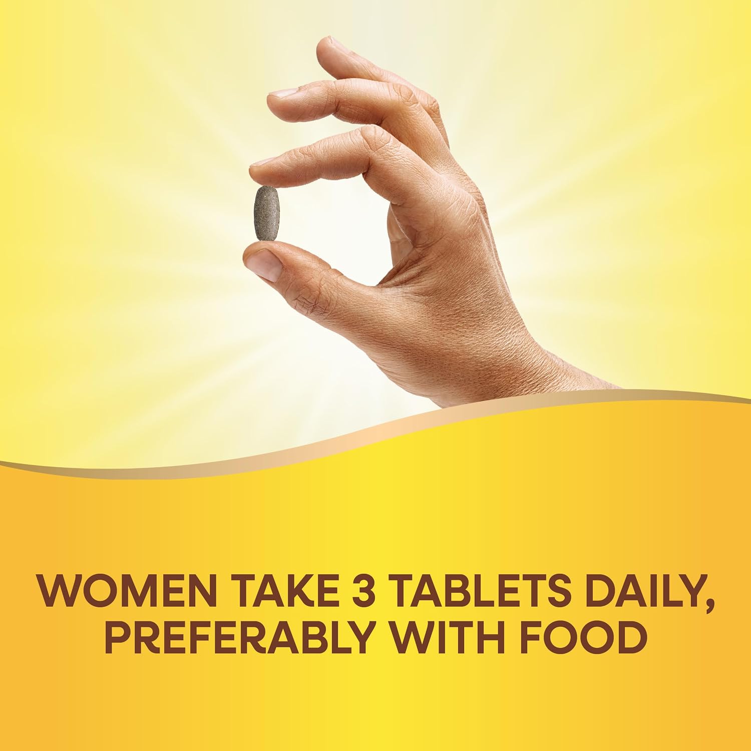 Nature's Way Alive! Max3 Potencia Mujer Multivitamínico Completo, Apoya el Metabolismo Energético, Salud del Corazón y Huesos, con Vitaminas B Metiladas, 90 Comprimidos