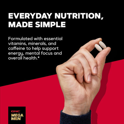 GNC Mega Men Energy & Metabolism Multivitamínico para Hombres - 180 Comprimidos – Image 4