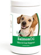 Healthy Breeds Chiweenie Aceite de Salmón Golosinas Blandas 120 unidades