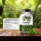 Extracto de Melisa (Lemon Balm) 10X 200 mg - 30 Tabletas