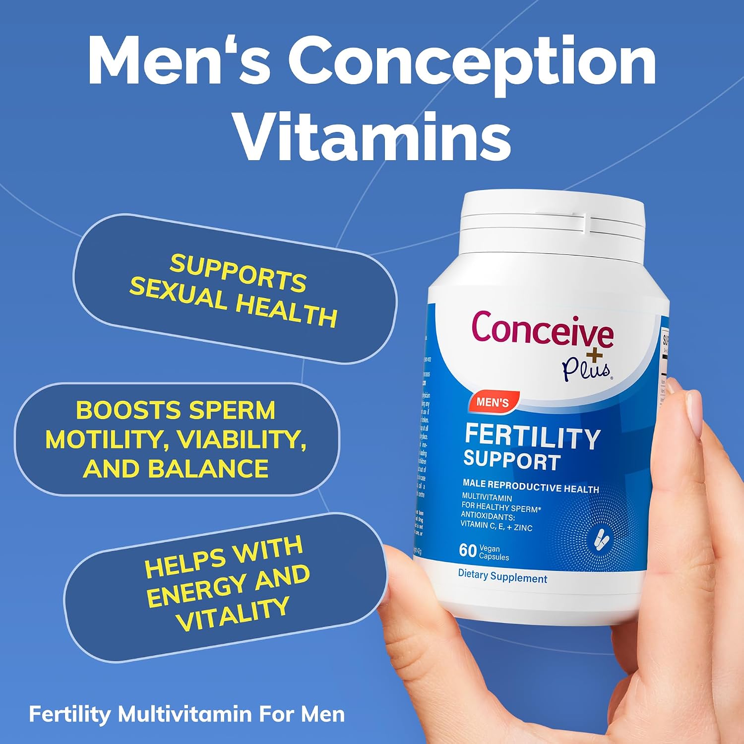 CONCEIVE PLUS Fertilidad Masculina | 60 Cápsulas