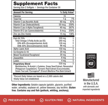 EyePromise DVS Eye Vitamin - 60 Cápsulas Blandas – Image 5
