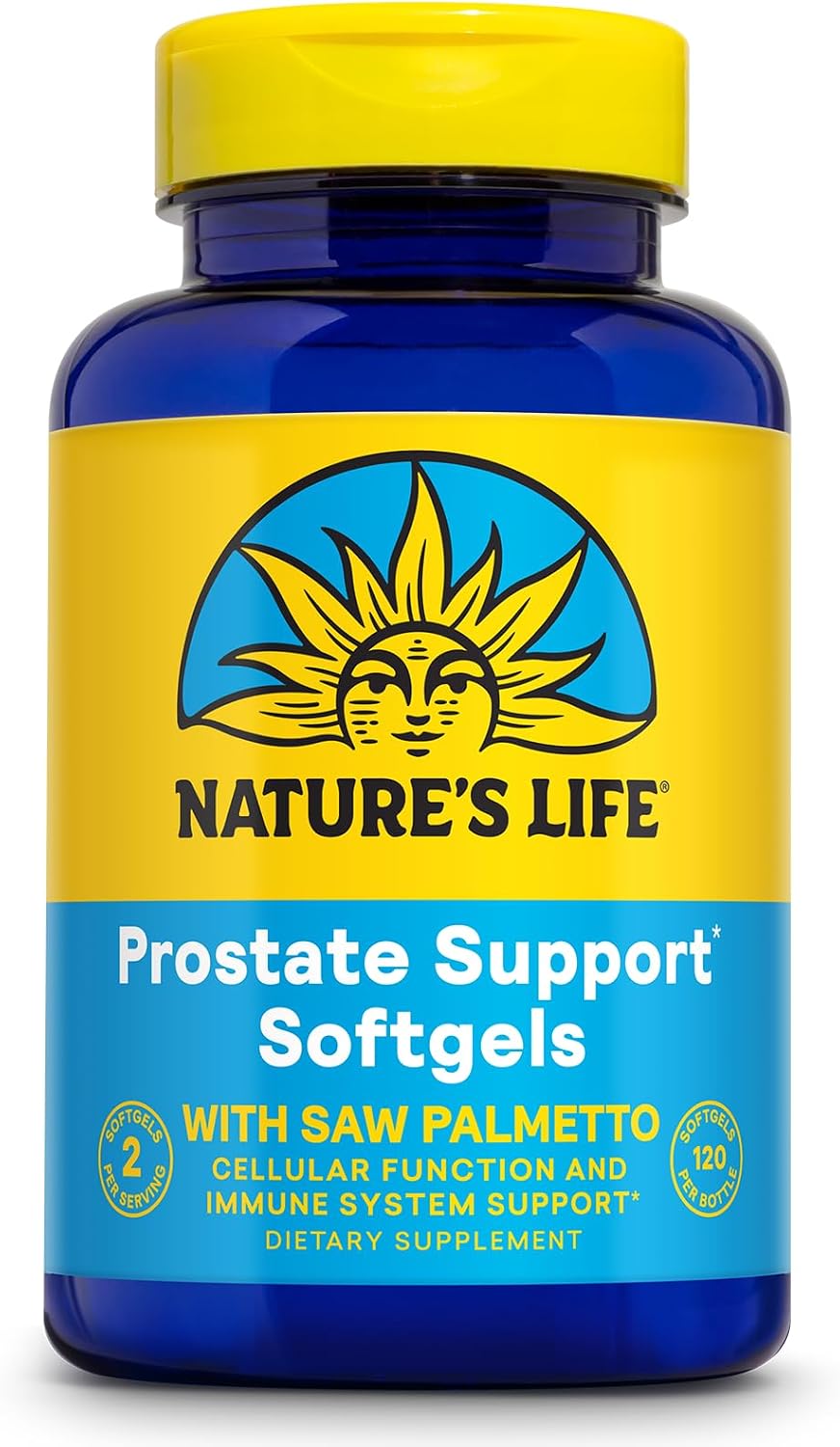 Nature's Life Soporte para Próstata en Cápsulas Blandas - 120 Cápsulas Blandas - Suplemento para la Salud Prostática