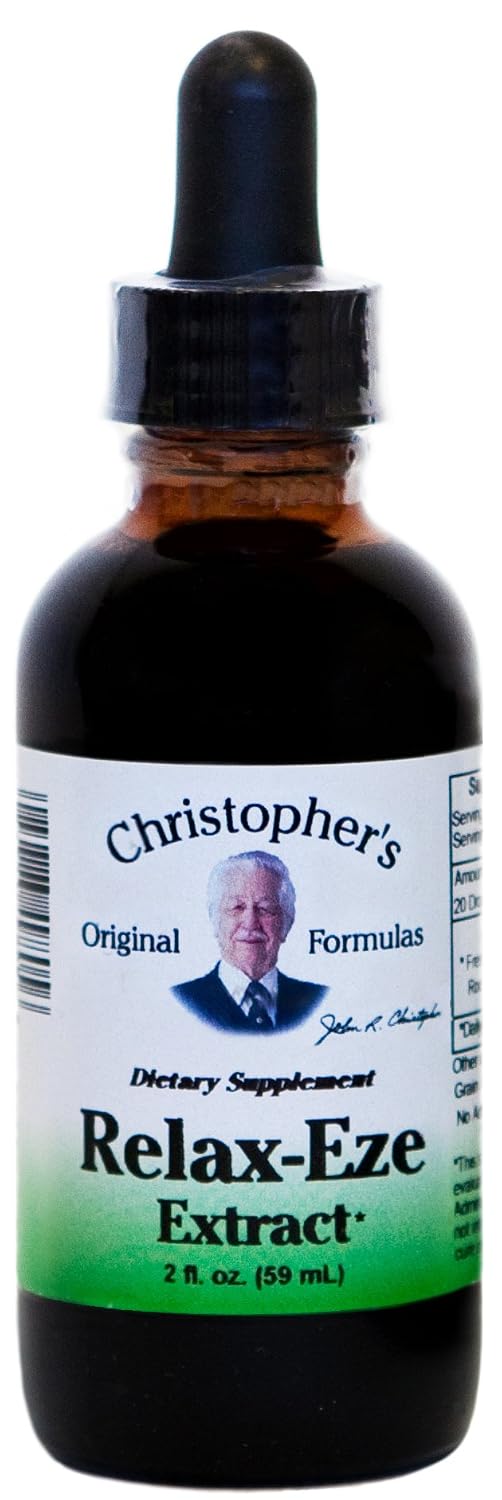 Christopher's Original Formulas Relax-Eze Extract | 2 fl oz | Liquid Herbal Formula for Relaxation