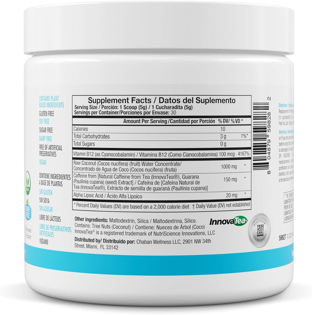Yes You Can! Shake Booster High Energy Powder Drink Mix, 150g (2 Pack)