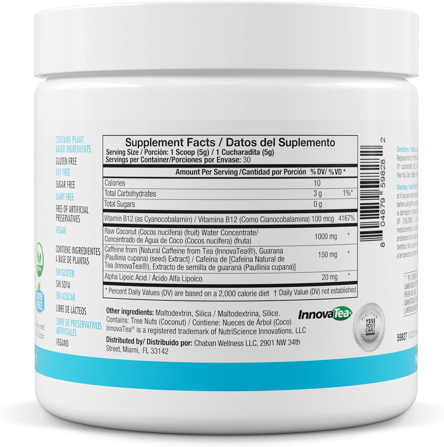 Yes You Can! Shake Booster High Energy Powder Drink Mix, 150g (2 Pack)