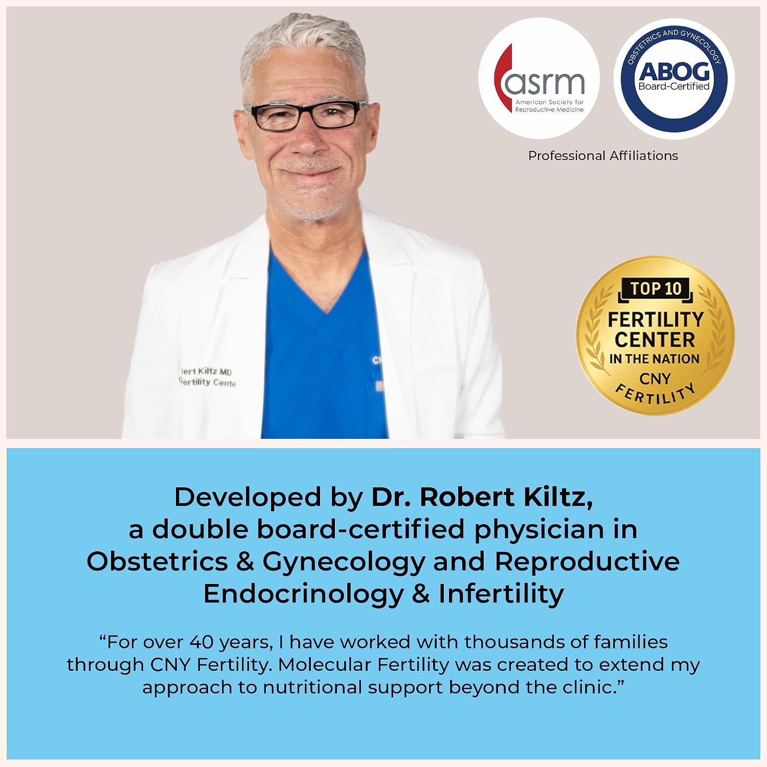 Molecular Fertility Immunoglobulin IgG - Suplemento de Inmunoglobulinas sin Lácteos para Hombres y Mujeres - 60 Dosis