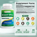 Best Naturals Breast-Ultra, 90 Cápsulas