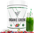 VEDGE Nutrition Organic Greens – Superalimentos Verdes Veganos en Polvo – 30 Raciones – Sabor Bayas Mixtas