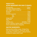 iHeartDogs Senior Super 7 Multivitamínico Diario para Perros - 7 en 1 para Longevidad y Cognición