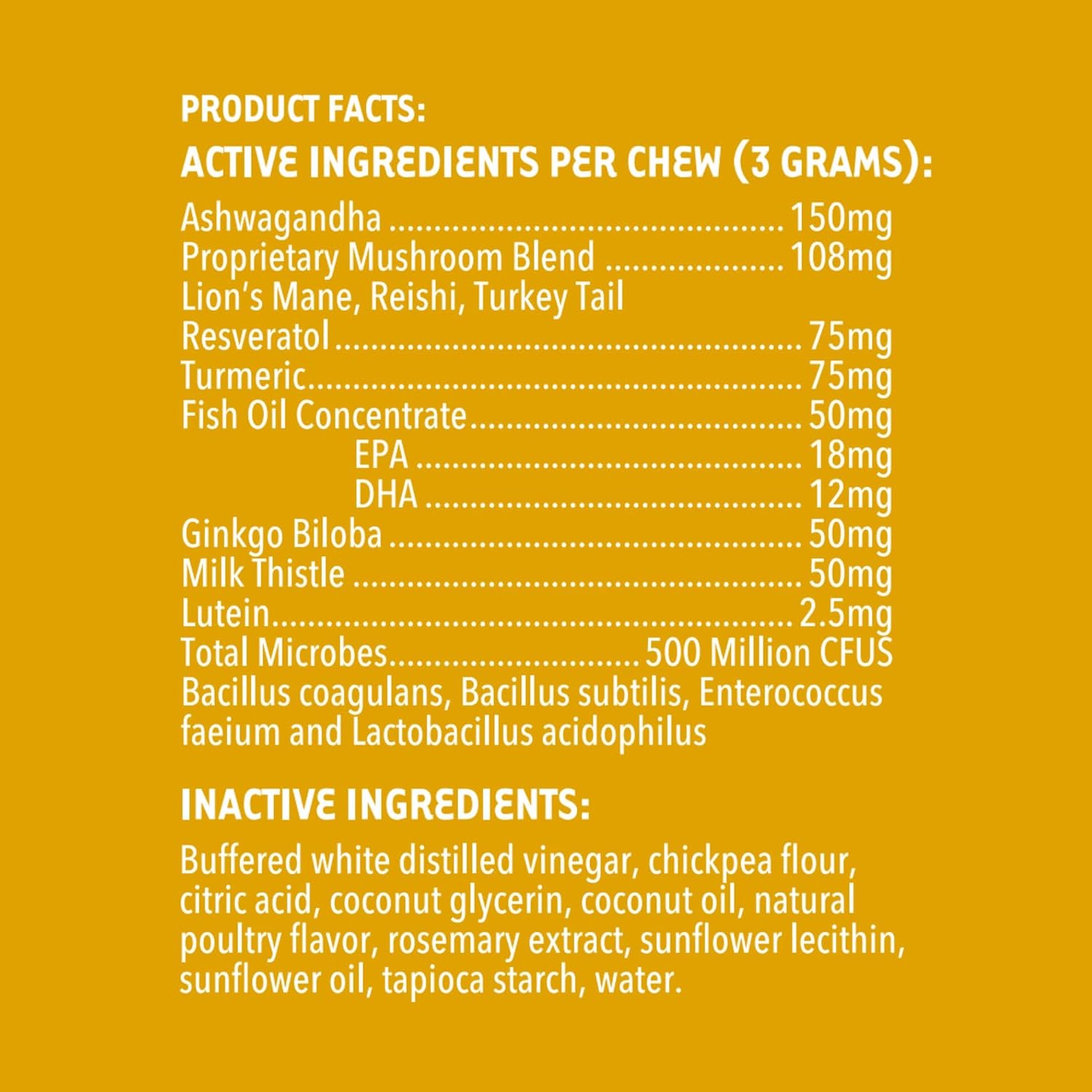 iHeartDogs Senior Super 7 Multivitamínico Diario para Perros - 7 en 1 para Longevidad y Cognición