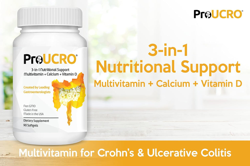 Multivitamínicos para el Intestino: Apoyo Nutricional para IBD - Cápsulas Blandas (30 Días)