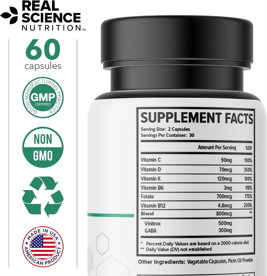 Tinnex Miracle - Complemento Alimenticio para el Apoyo Auditivo con Vitaminas B, C, K y Óxido Nítrico