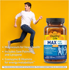 Country Life Max for Men Multivitamínico sin Hierro - 120 Comprimidos Vegetarianos