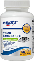 Equate Vision Formula 50+ Cápsulas Blandas - 50 uds + Sticker