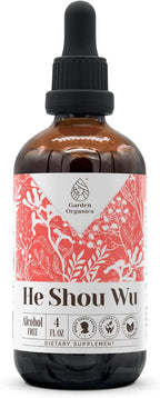 Garden Organics Tintura Natural de He Shou Wu Sin Alcohol – 118 ml