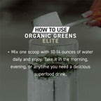 Kaged Organic Greens Elite, Superfood and Greens Powder with Apple Cider Vinegar, Adaptogen, Prebiotics, Vitamins & Minerals, Berry, 30 Servings