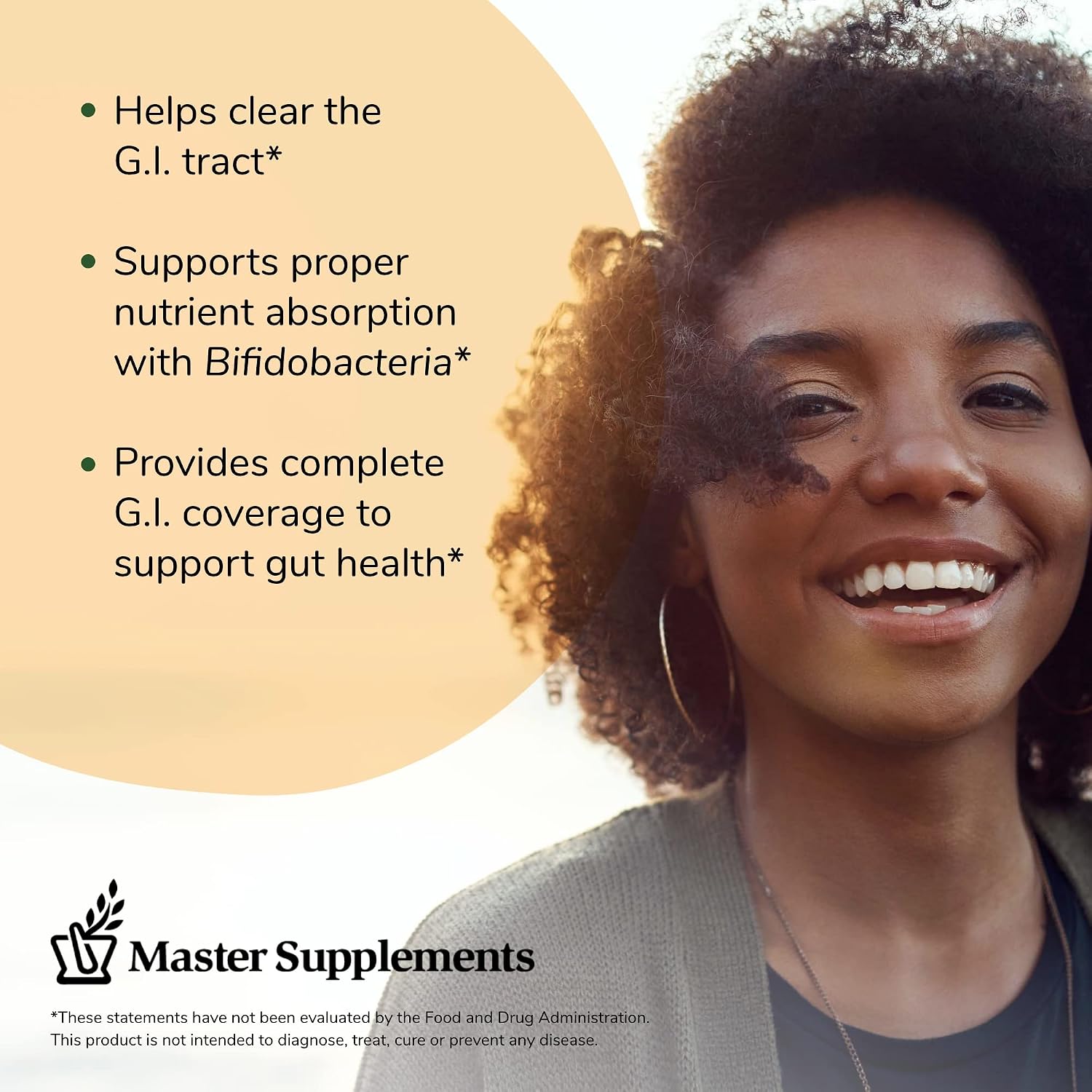Master Supplements Probiotic Gut Reset 30 Días - Incluye Theralac, TruBifido y TruFlora