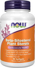 NOW Foods Beta-Sitosterol con CardioAid-S y Aceite de Pescado, 90 Cápsulas