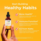 MaryRuth's Organics Gotas de Vitamina D3 y K2 para Niños Pequeños - 30 ml
