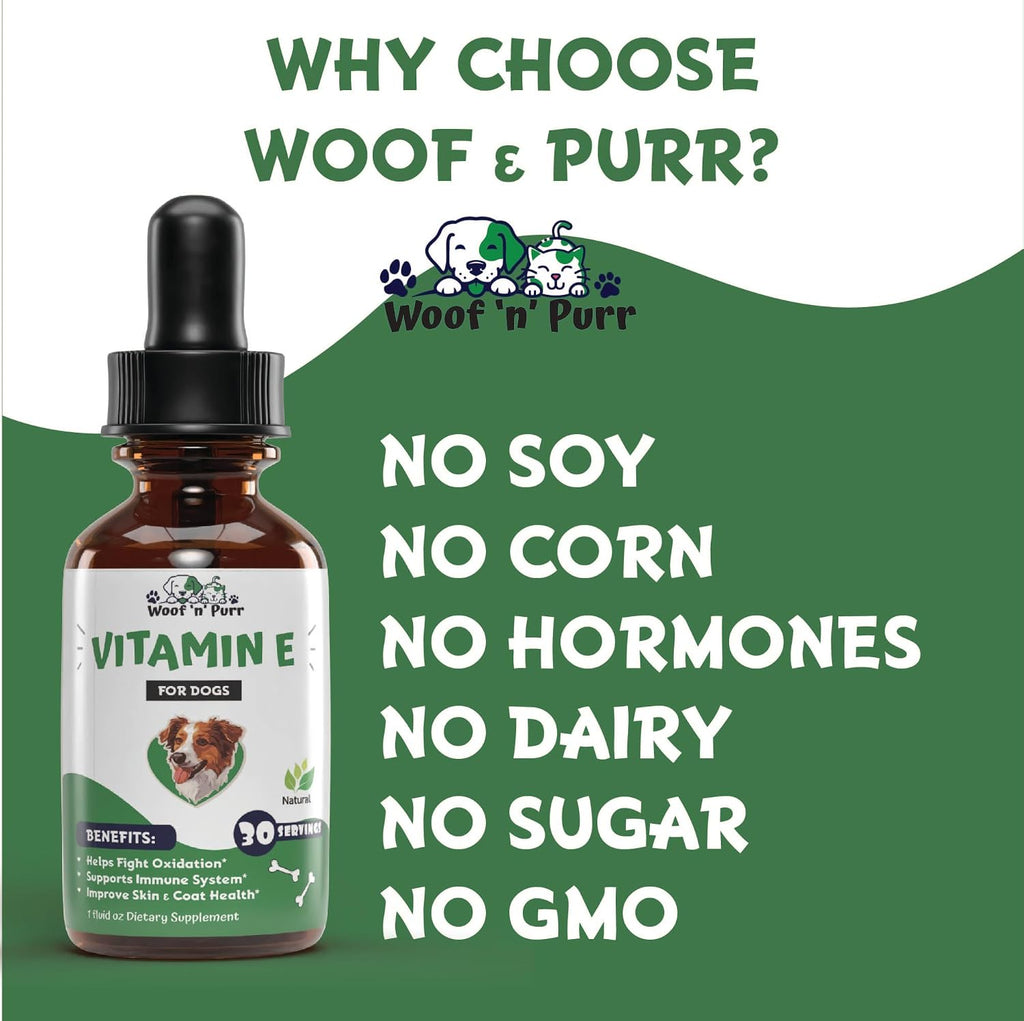 Vitamina E para Perros - Suplemento Líquido - 30 ml