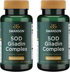 Swanson Complejo SOD Gliadina 300 mg 60 Cápsulas (2 Unidades)