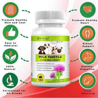 Cardo Mariano para Perros - 180 Comprimibles – Alcachofa: Conocida por sus propiedades digestivas y su capacidad – Image 2