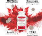 Cranberry & D-Mannose Urinary Tract Supplement for Dogs & Cats - Bladder & Urinary Tract Health Support - Cranberry Extract, D-Mannose & Vitamin C - 60 Chewable Tablets