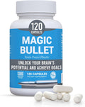 Magic Bullet Placebo Pills - Placebo Honesto para Adultos | 120 Cápsulas Veganas Inertes