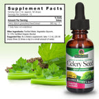 Extracto de Semilla de Apio con Alcohol Orgánico 2000mg de Nature's Answer