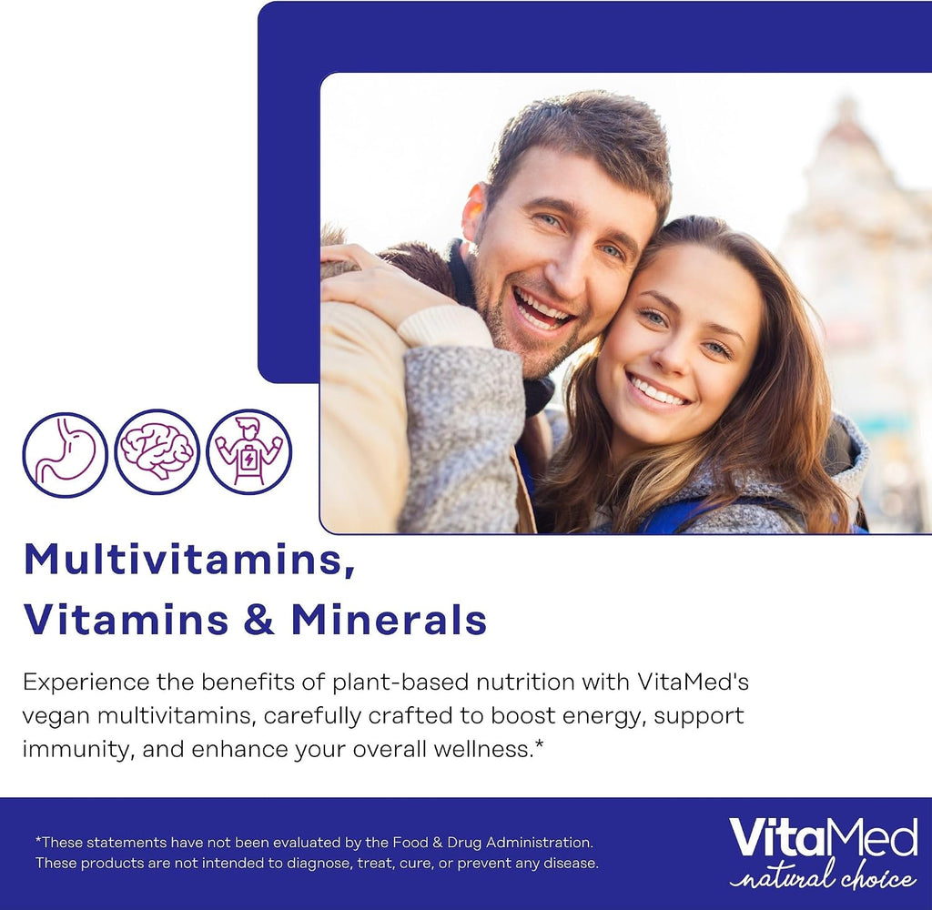 Vita Forte Multivitamínico Vegano con Probióticos y Enzimas Digestivas – 60 Comprimidos