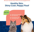 NaturVet – Levadura de Cerveza con Ajo y Omega – Para Perros y Gatos – 1000 Comprimidos Masticables