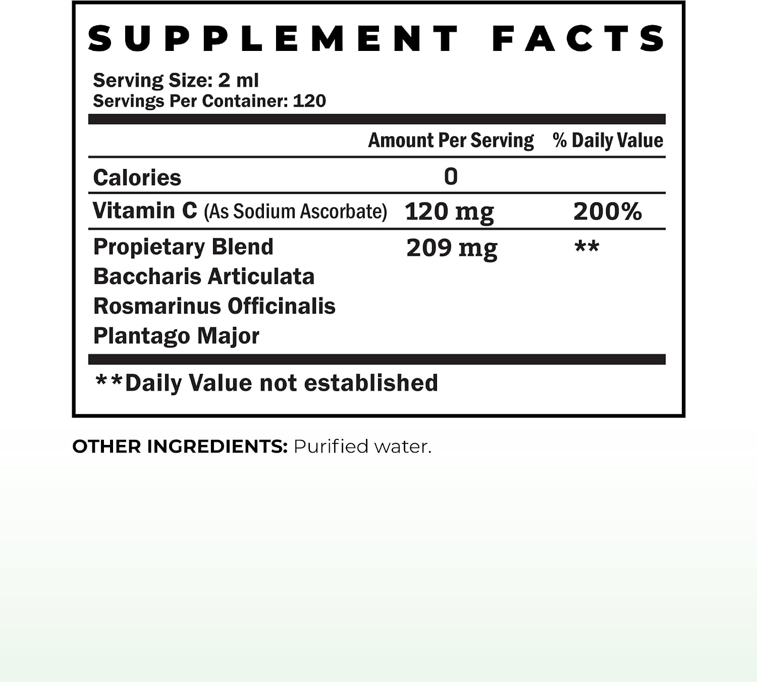 Immune Bio Green Cell - 2 Pack (2 x 240 ml) - Suplemento Líquido con Vitamina C, Carqueja, Romero y Llantén Mayor - No-GMO, Vegano, Sin Gluten