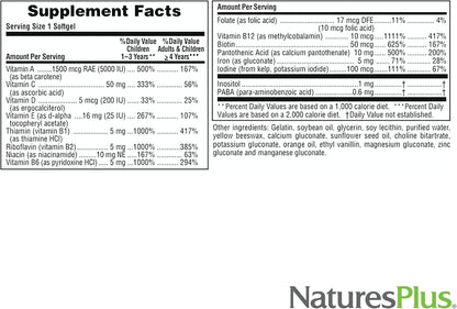 NaturesPlus Children’s Vita-Gels – Vitaminas del grupo B (B1, B2, B6, B12): Contribuyen al metabolismo energético – Image 5