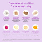 Premom Vitaminas Prenatales con DHA - Complejo Multivitamínico y Omega-3 (Cápsulas + Softgels)